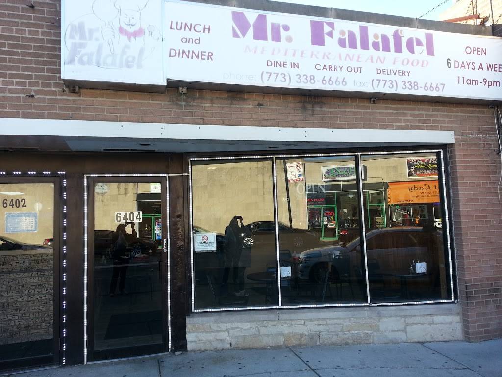 Mr. Falafel | restaurant | 6404 N California Ave, Chicago, IL 60645, USA | 7733386666 OR +1 773-338-6666