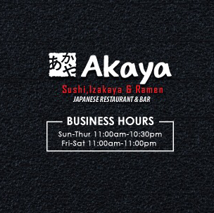 Akaya Sushi, Izakaya & Ramen | restaurant | 1310 W Campbell Rd #114, Richardson, TX 75080, USA | 9727070722 OR +1 972-707-0722