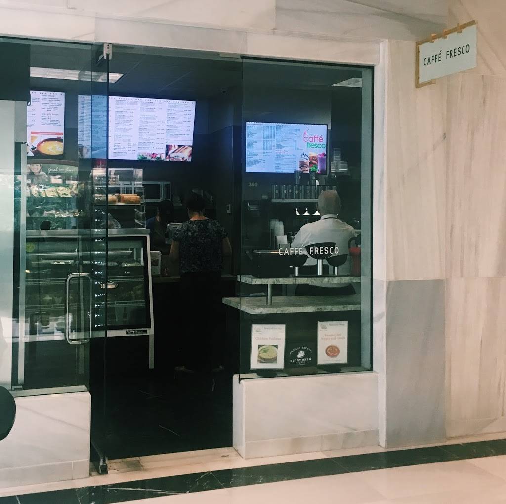 Caffé Fresco & Marketplace | cafe | 101 E Kennedy Blvd #320, Tampa, FL 33602, USA | 8132217571 OR +1 813-221-7571