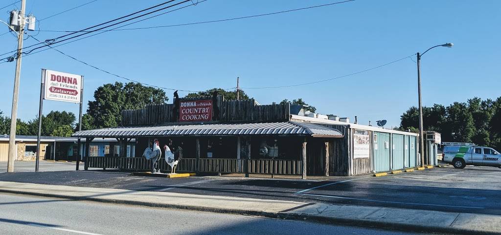 Donna and Friends | restaurant | Muscle Shoals, AL 35661, USA | 2563142494 OR +1 256-314-2494