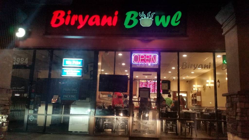 Biryani Bowl | restaurant | 3988 Washington Blvd, Fremont, CA 94538, USA | 5102479264 OR +1 510-247-9264