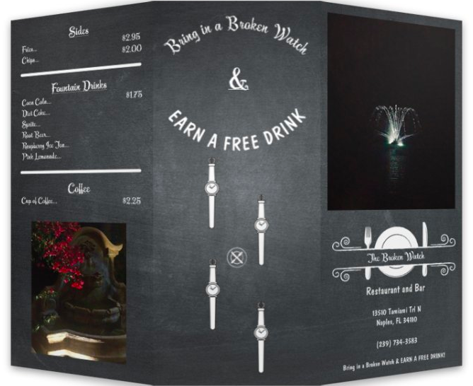 The Broken Watch | restaurant | 13510 Tamiami Trail N, Naples, FL 34110, USA | 2397343583 OR +1 239-734-3583