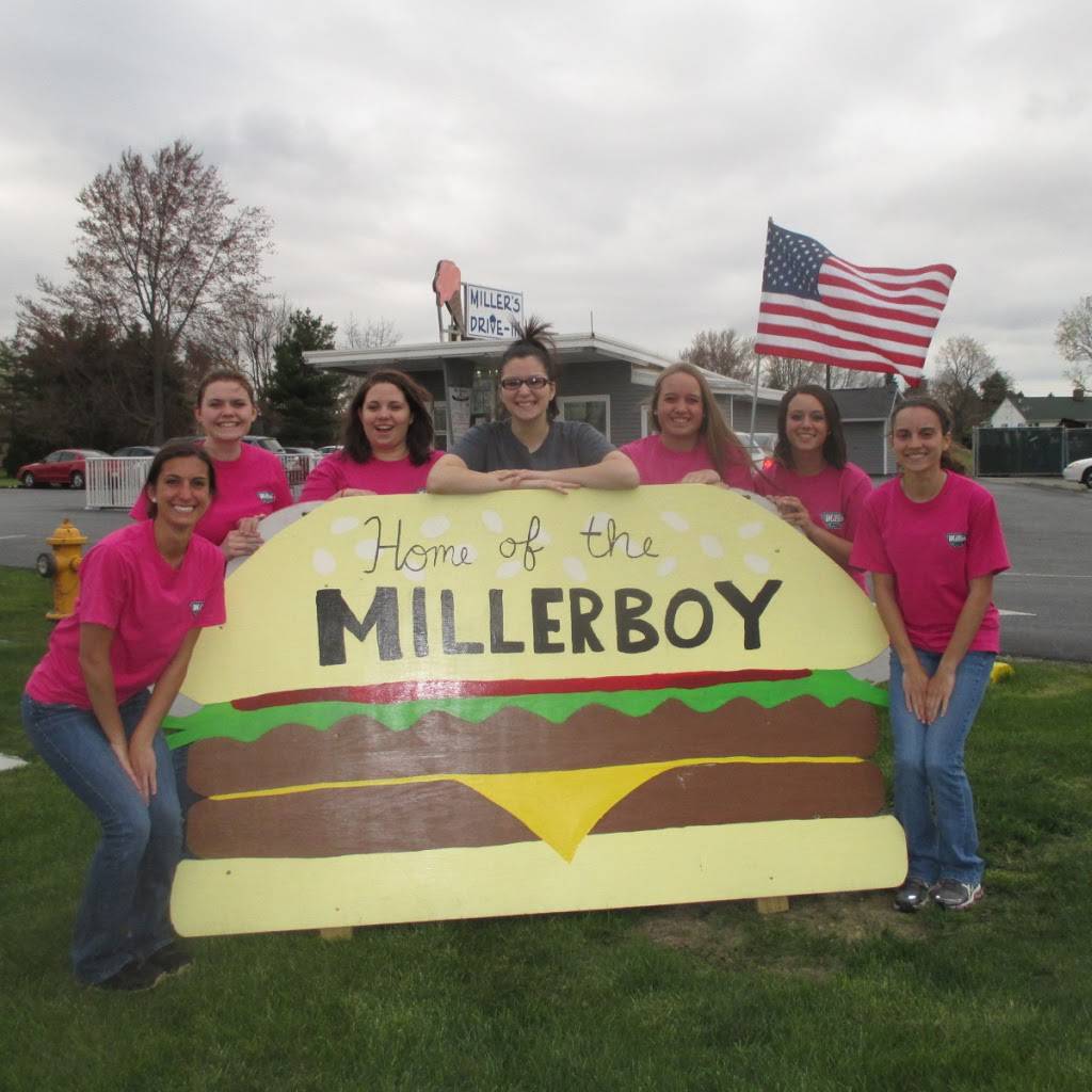 Millers Drive-In | meal takeaway | 1345 E Main St, Bellevue, OH 44811, USA | 4194837020 OR +1 419-483-7020