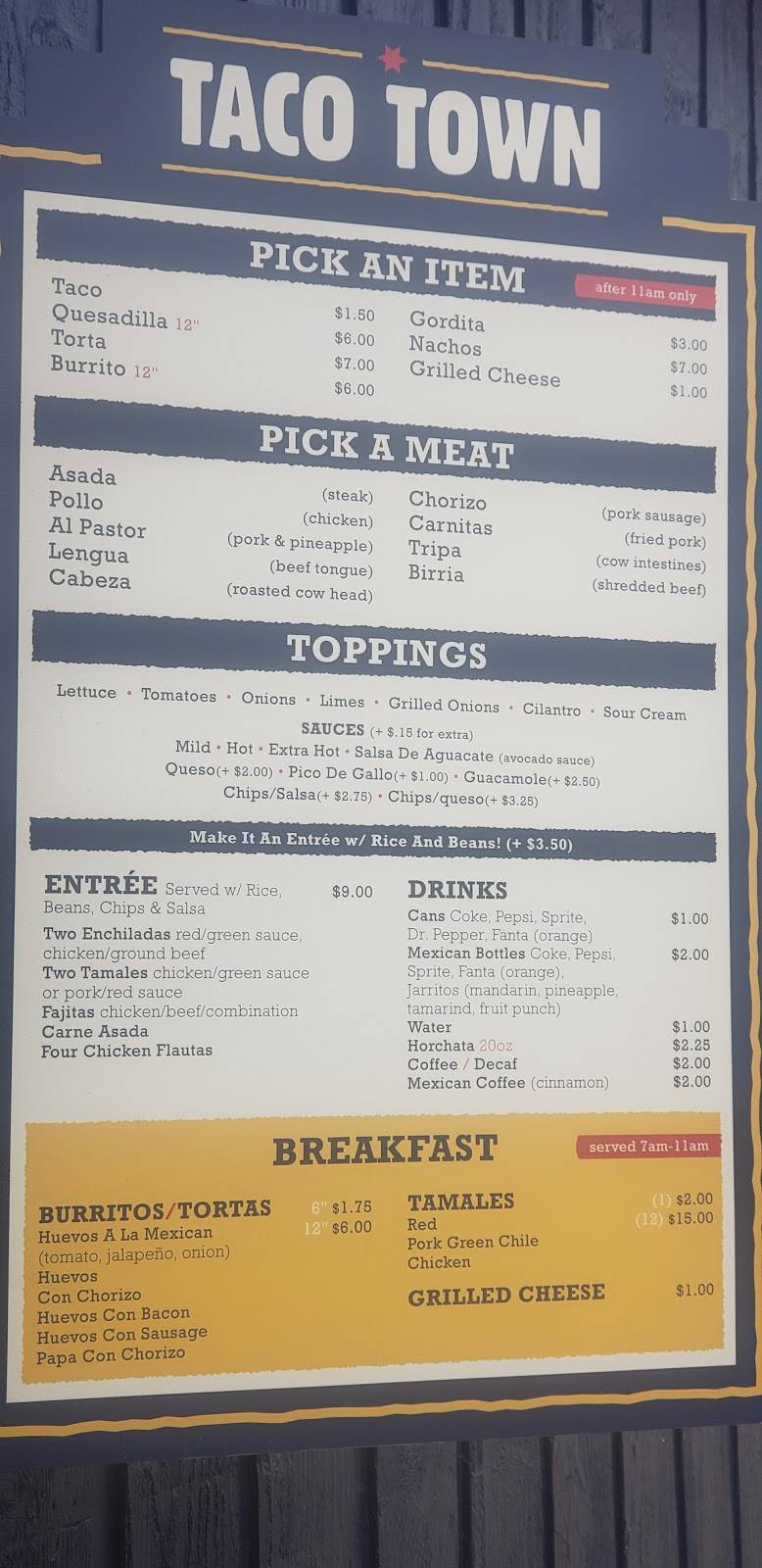 Taco Town | restaurant | 7915 E 71st St, Tulsa, OK 74133, USA | 9189946694 OR +1 918-994-6694