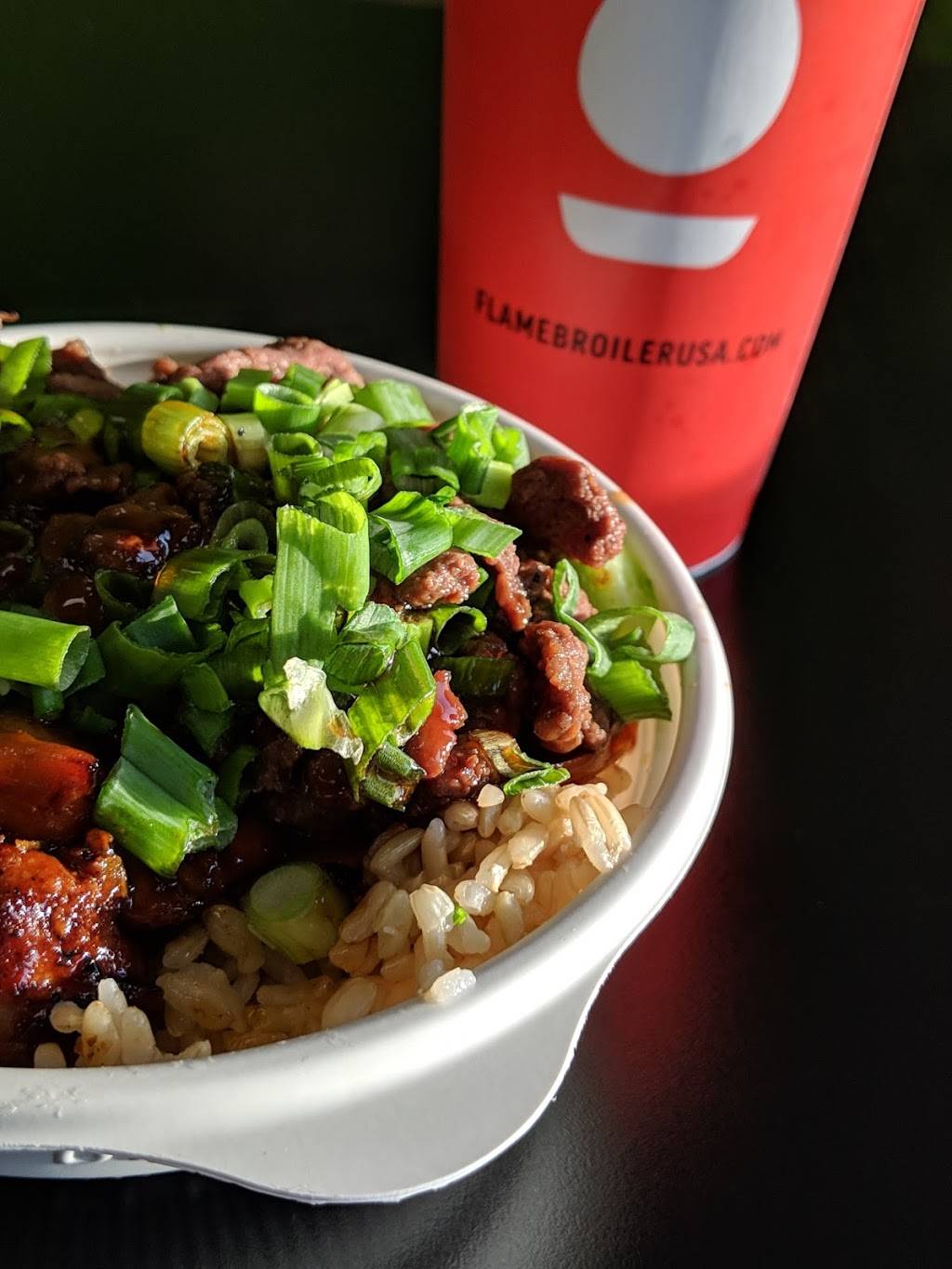 The Flame Broiler | restaurant | 27774 Newport Rd suite 101, Sun City, CA 92586, USA | 9516723777 OR +1 951-672-3777