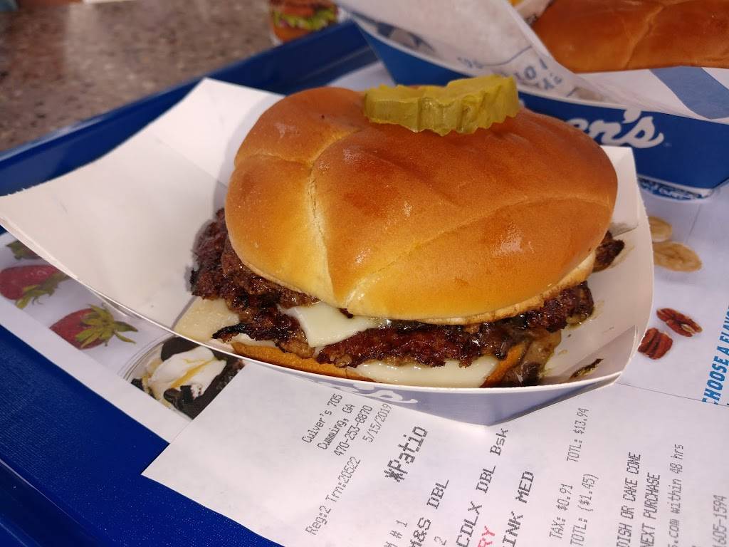 Culvers | restaurant | 5512 Bethelview Rd, Cumming, GA 30040, USA | 4702538870 OR +1 470-253-8870