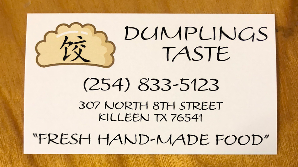 Dumplings Taste | restaurant | 307 N 8th St, Killeen, TX 76541, USA | 2548335123 OR +1 254-833-5123