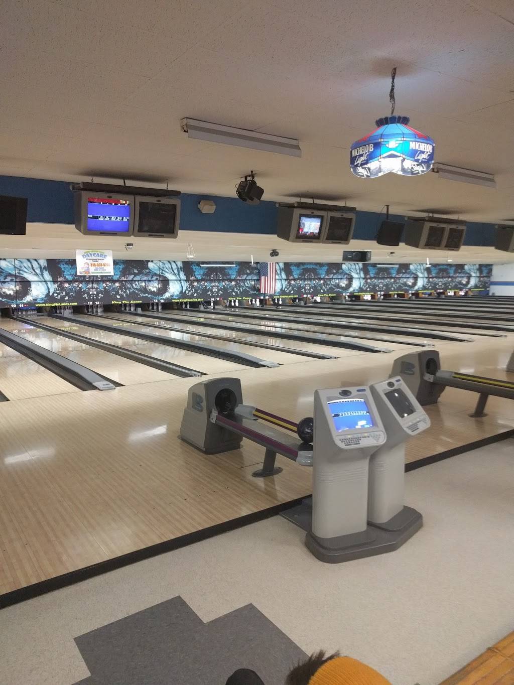 King Pin Lanes | restaurant | 7157 E Dominick St, Rome, NY 13440, USA | 3153369999 OR +1 315-336-9999