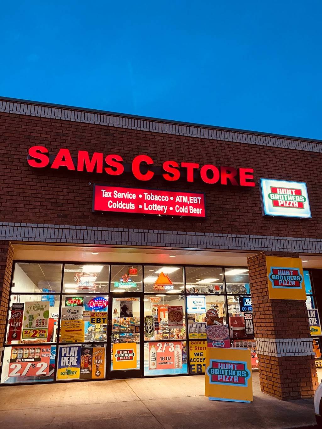 SAM’S C STORE (HUNT BROTHERS PIZZA) | meal takeaway | 1890 Berryhill Rd #103, Cordova, TN 38016, USA | 9015098319 OR +1 901-509-8319