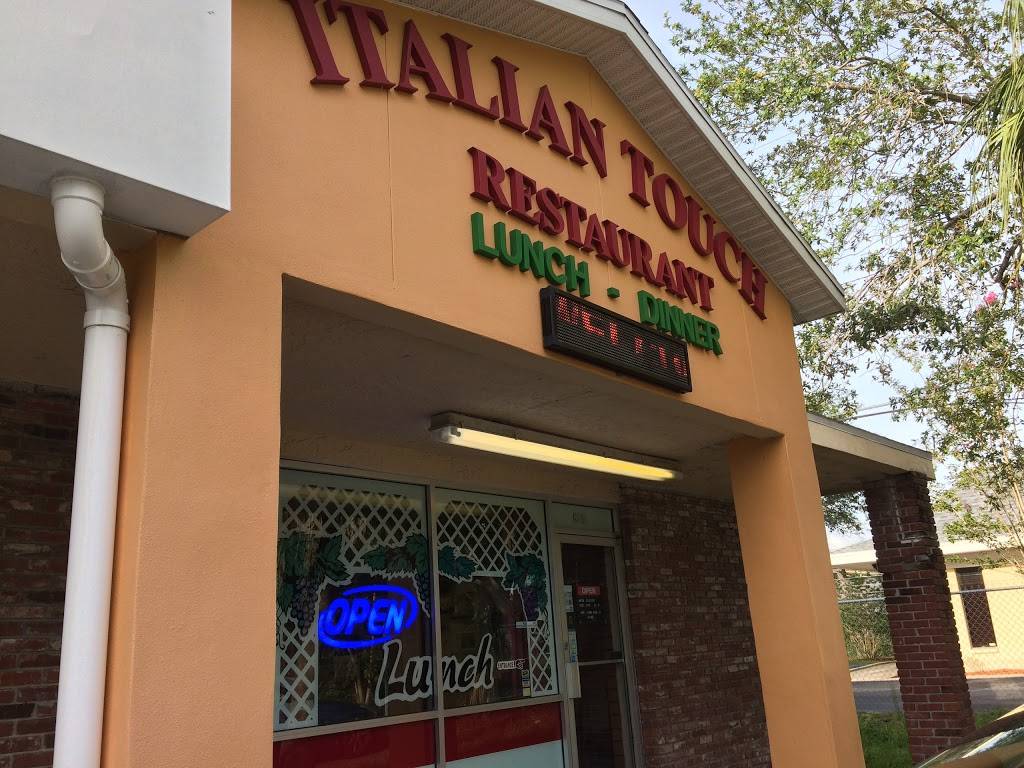 Italian Touch | restaurant | 8211 46th Ave N, St. Petersburg, FL 33709, USA | 7275452778 OR +1 727-545-2778