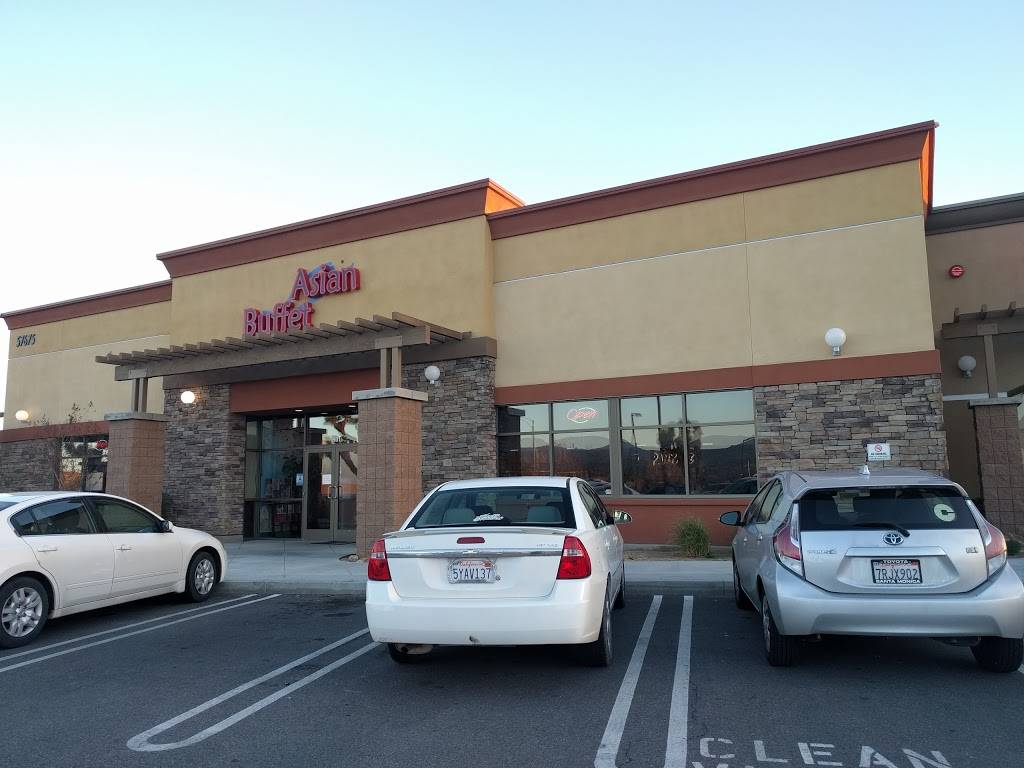 Asian Buffet | restaurant | 57675 Twentynine Palms Highway, Yucca Valley, CA 92284, USA | 7603657399 OR +1 760-365-7399