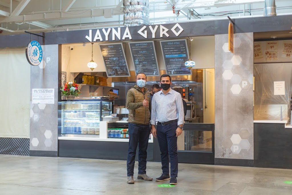 JAYNA GYRO EMERYVILLE | restaurant | PUBLIC MARKET, 5959 Shellmound St, Emeryville, CA 94608, USA | 5109695989 OR +1 510-969-5989