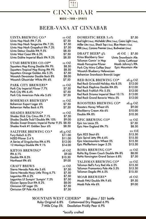 Cinnabar | restaurant | 3925 E Snow Basin Rd, Huntsville, UT 84317, USA | 8016201000 OR +1 801-620-1000