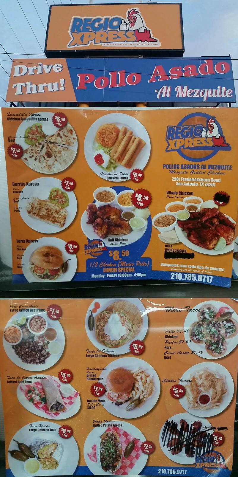 Pollo Regio | restaurant | 2901 Fredericksburg Rd, San Antonio, TX 78201, USA | 2107859717 OR +1 210-785-9717