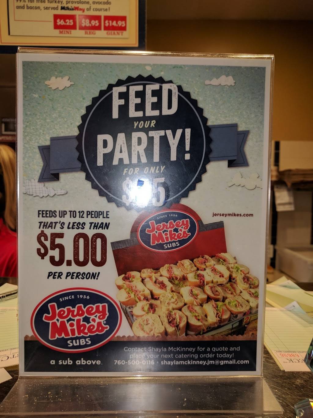 Jersey Mikes Subs | meal takeaway | 74 W 11400 S, Sandy, UT 84070, USA | 3852751121 OR +1 385-275-1121