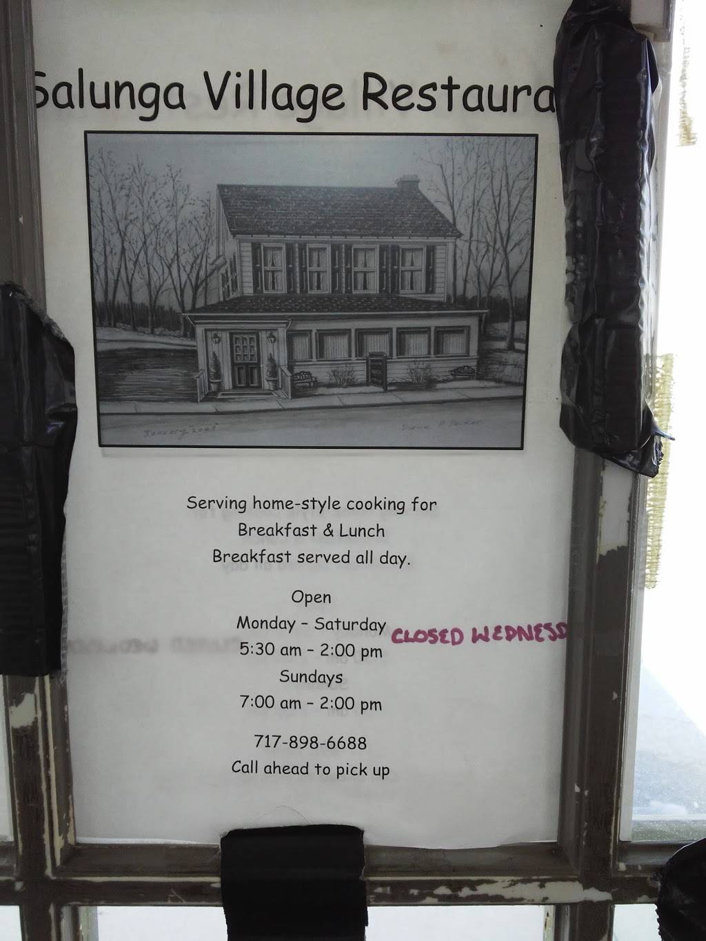 Salunga Village Restaurant | restaurant | 188 Main St, Landisville, PA 17538, USA | 7178986688 OR +1 717-898-6688