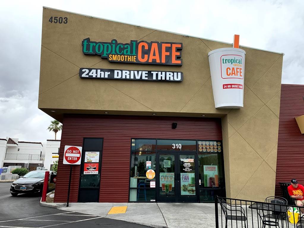 Tropical Smoothie Cafe | restaurant | 4503 Paradise Rd #310, Las Vegas, NV 89169, USA | 7252516551 OR +1 725-251-6551