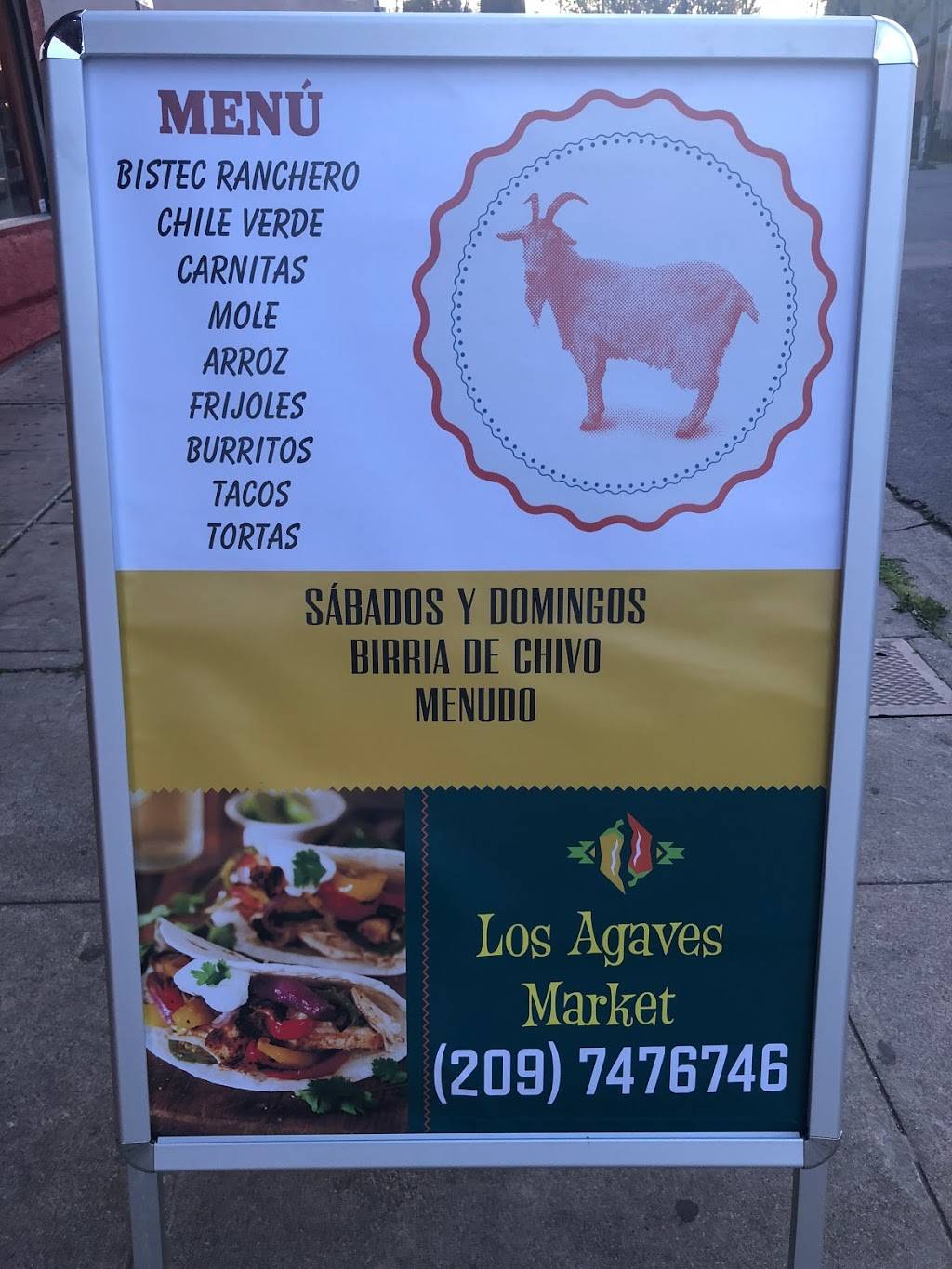 Los Agaves Market | restaurant | 1149 E Market St, Stockton, CA 95205, USA | 2099331787 OR +1 209-933-1787