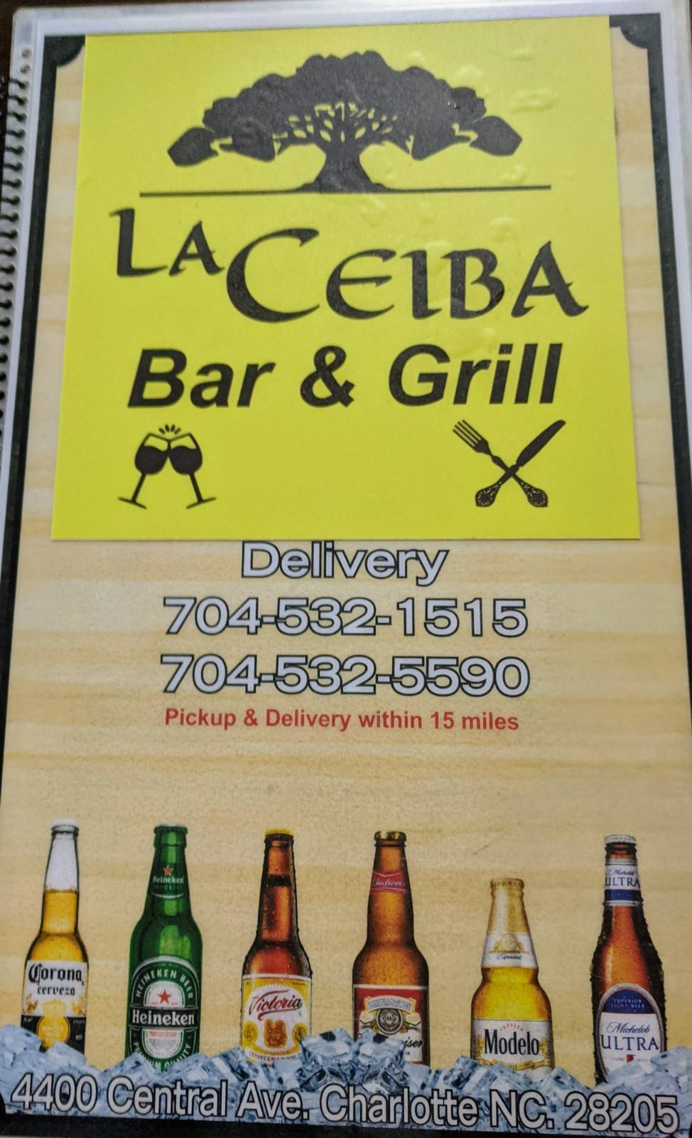 La Ceiba Bar & Grill | restaurant | 4400 Central Ave, Charlotte, NC 28205, USA | 7045321515 OR +1 704-532-1515