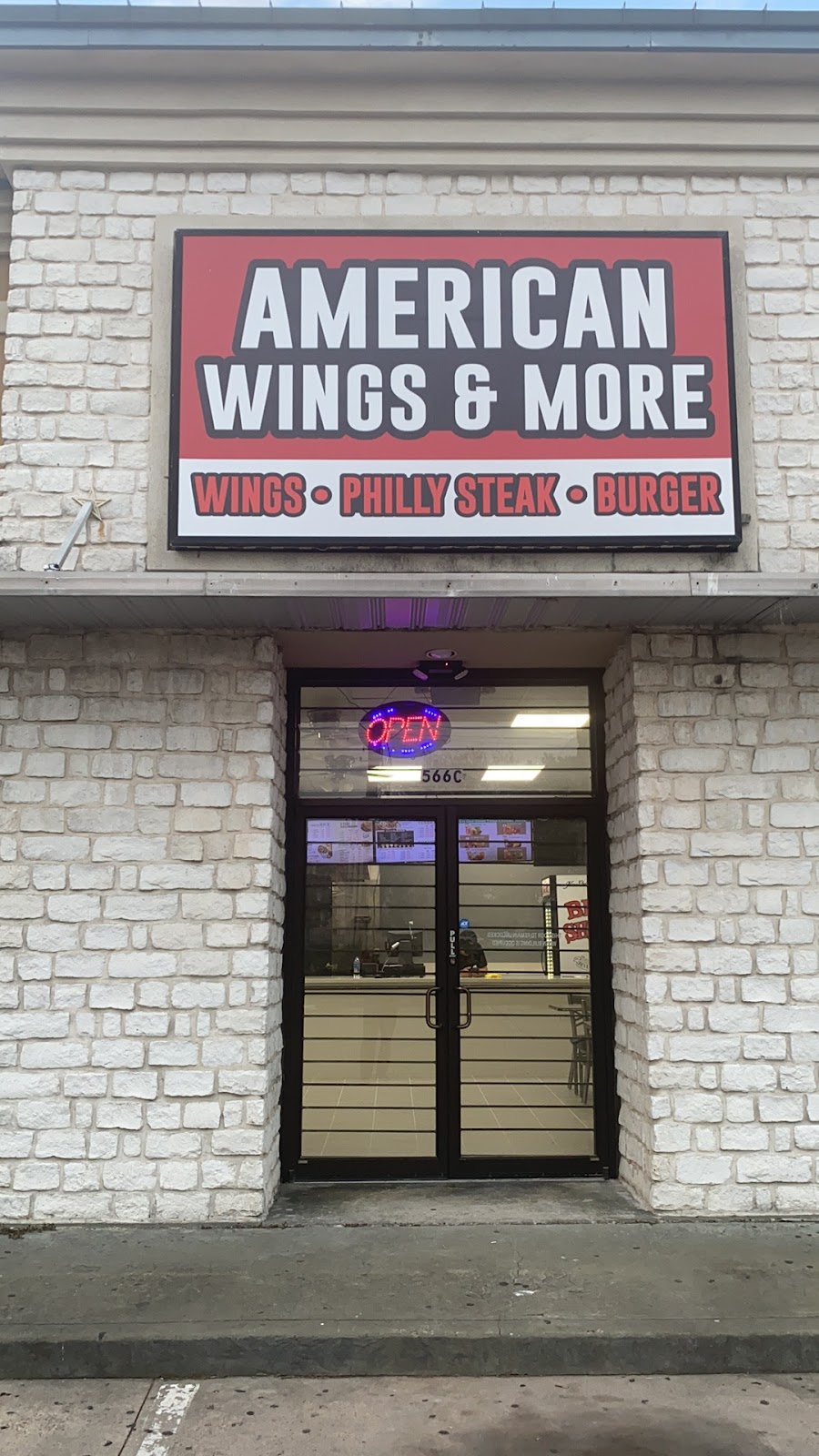 American wings & more | restaurant | 566 Cypress Creek Pkwy suite c, Houston, TX 77090, USA | 2819191925 OR +1 281-919-1925