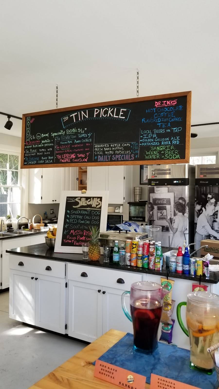 Tin Pickle | restaurant | 100 Red Cox Dr, St. Augustine, FL 32080, USA | 9048290745 OR +1 904-829-0745