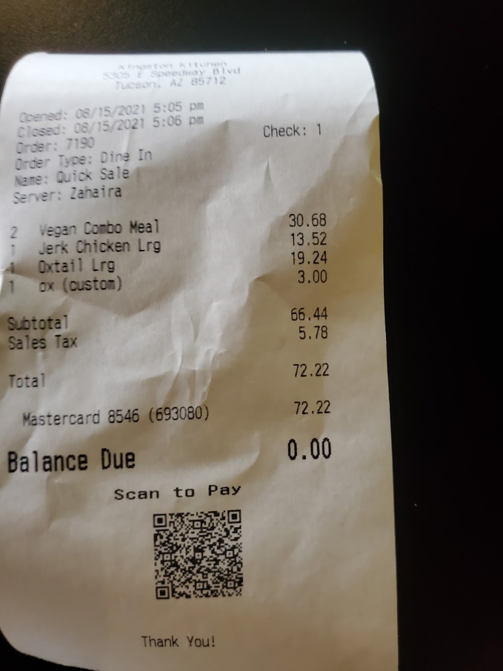 Ceedee Jamaican Kitchen | restaurant | 5305 E Speedway Blvd, Tucson, AZ 85712, USA | 5207953400 OR +1 520-795-3400