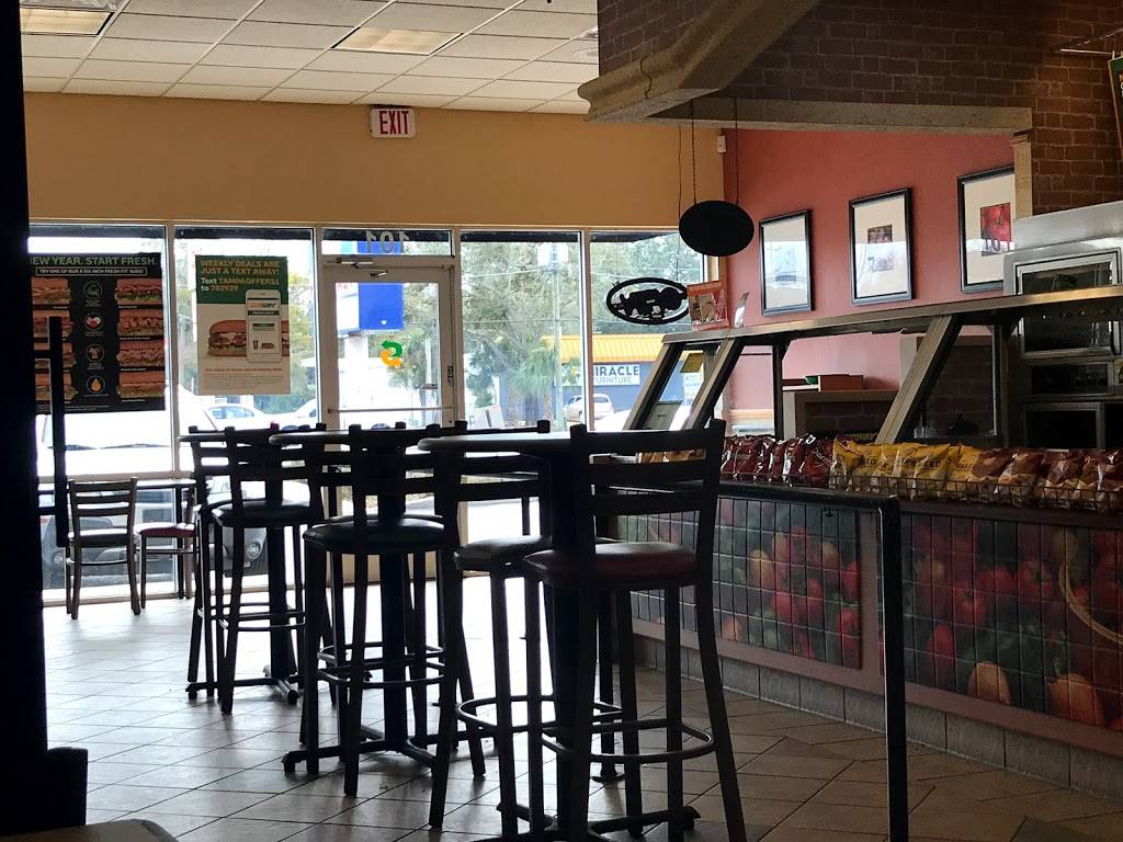 Subway | restaurant | 2513 West Hillsborough Ave Unit 101 Armenia-Hillsborough Junction, Tampa, FL 33614, USA | 8138728200 OR +1 813-872-8200