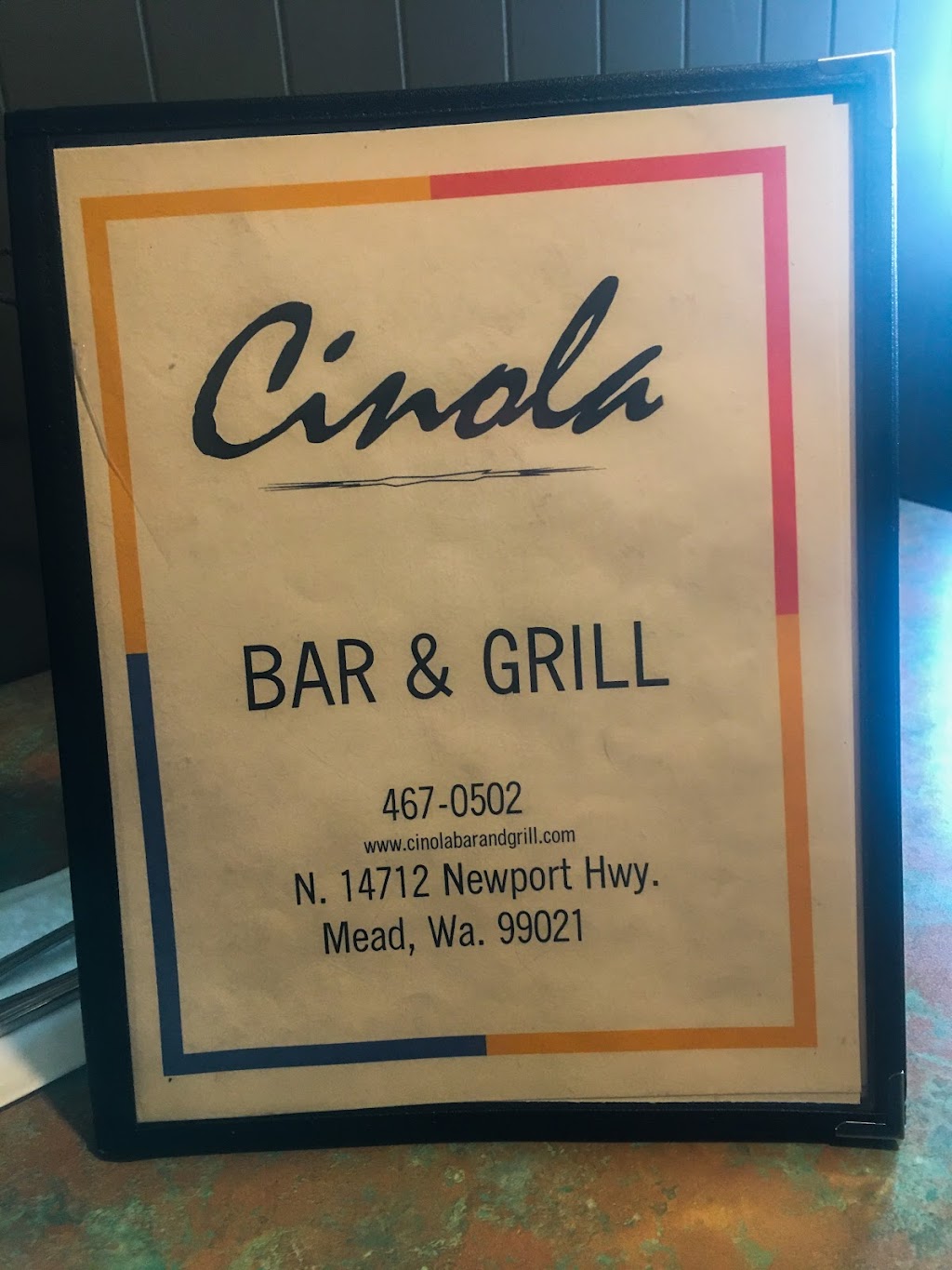 Cinola Restaurant & Lounge | restaurant | 14712 N Newport Hwy, Mead, WA 99021, USA | 5094670502 OR +1 509-467-0502