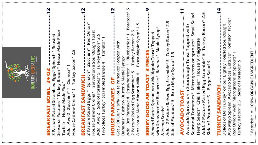 Raw Earth Juicery & Cafe | restaurant | 3042 E Campus Pointe Dr, Fresno, CA 93710, USA | 5597974656 OR +1 559-797-4656