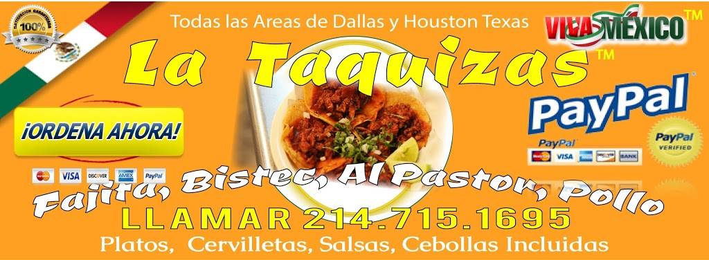 La Taquizas Houston Taqueros | restaurant | 9661-B Aldine Westfield Rd, Houston, TX 77093, USA | 2147151695 OR +1 214-715-1695