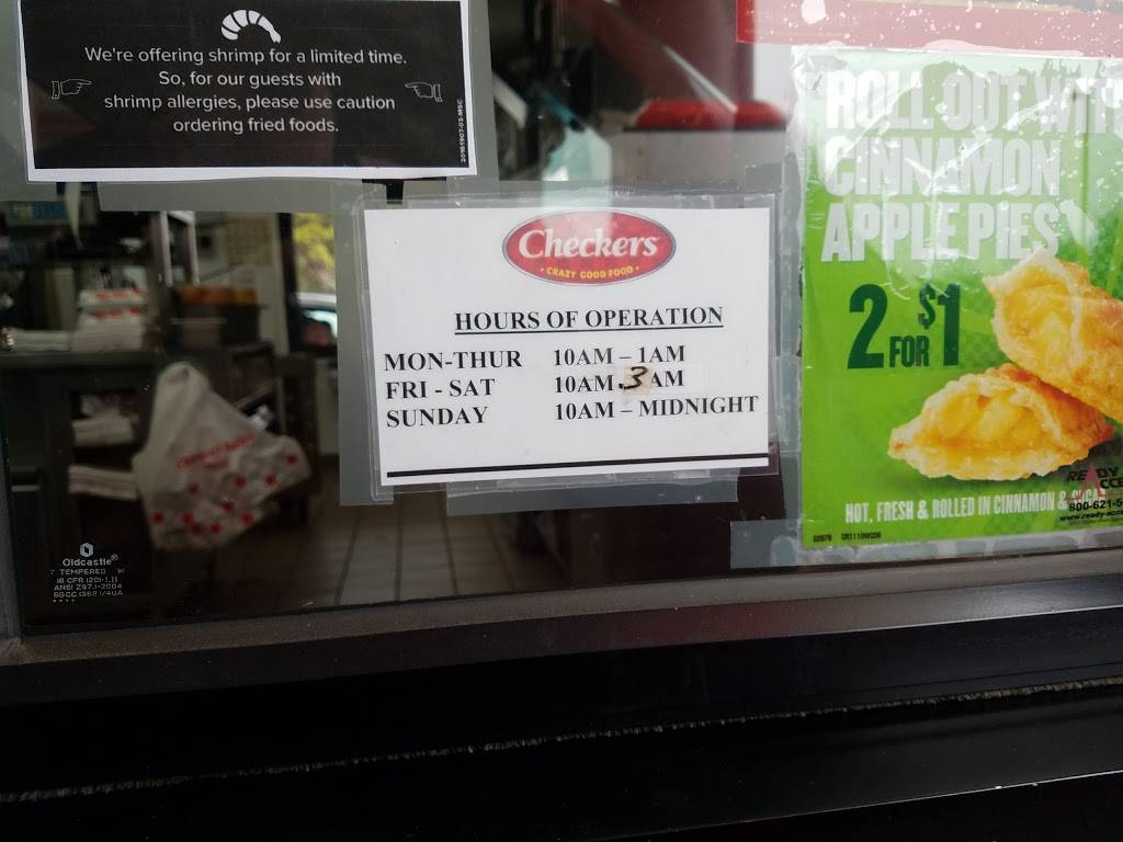 Checkers | restaurant | 7511 Clymer Dr, Brandywine, MD 20613, USA | 3017827338 OR +1 301-782-7338