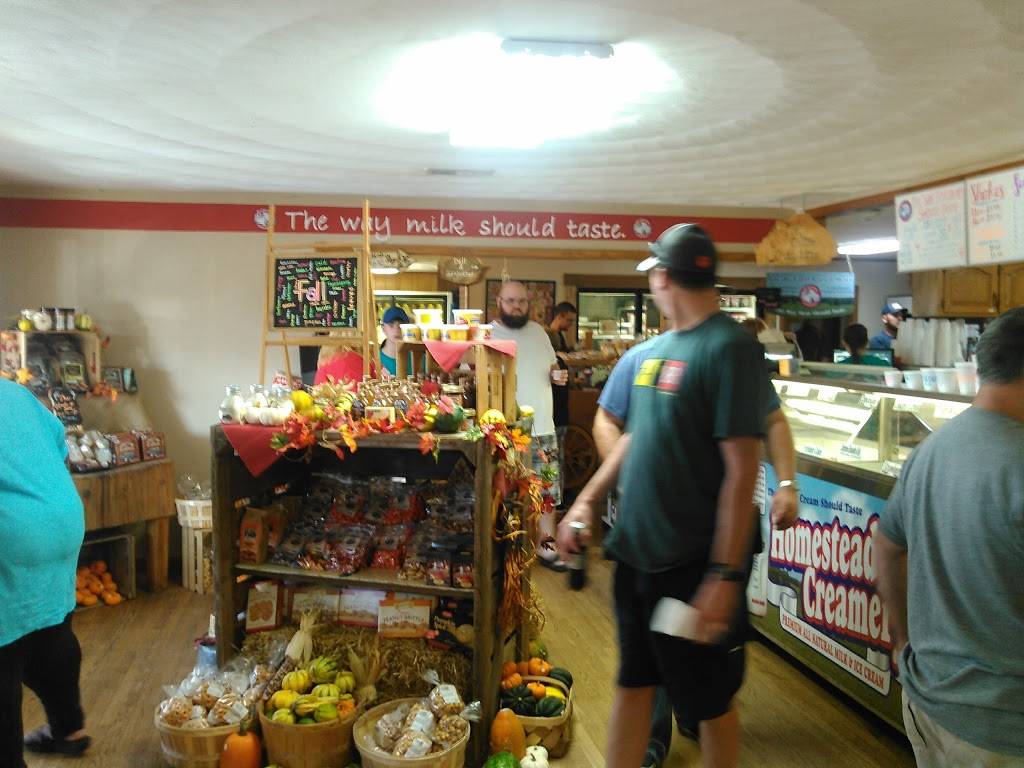 Homestead Creamery | restaurant | 7254 Booker T Washington Hwy, Wirtz, VA 24184, USA | 5407212045 OR +1 540-721-2045