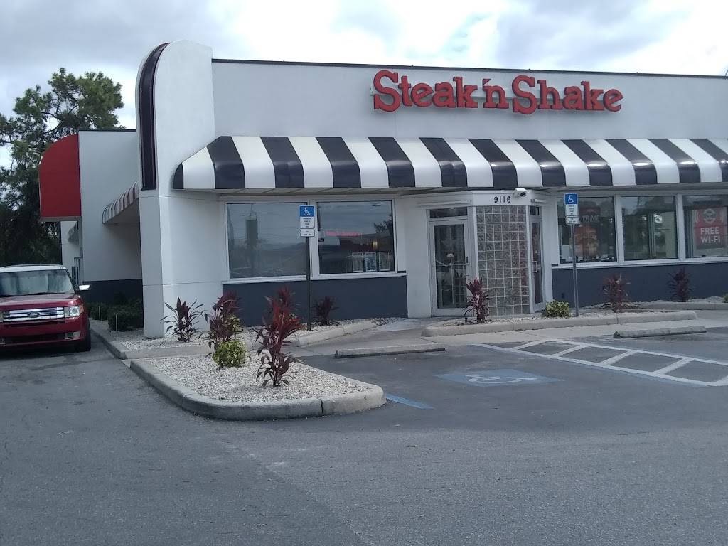 Steak n Shake | restaurant | 9116 US Highway 19 North, Port Richey, FL 34668, USA | 7278480011 OR +1 727-848-0011