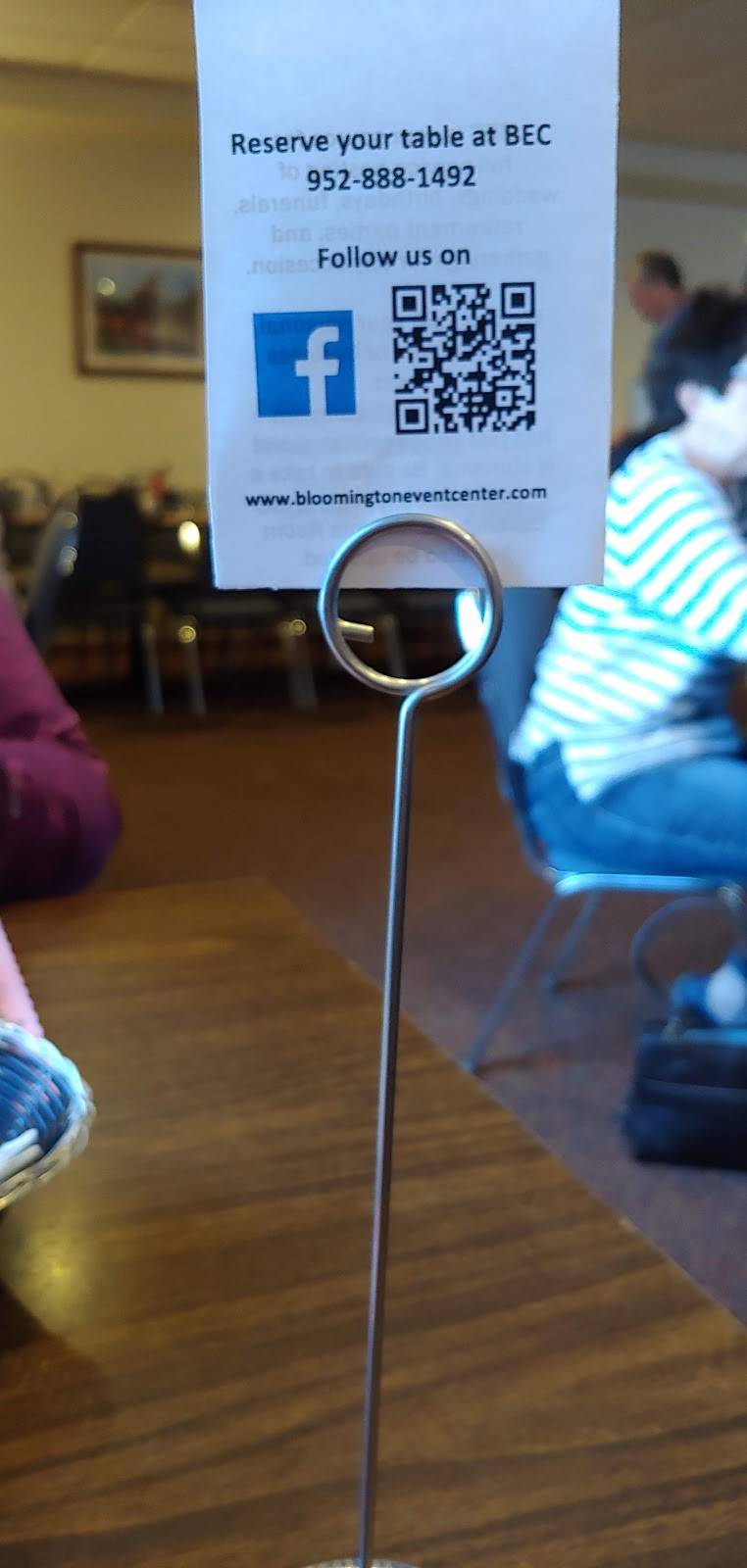 Fireside Room at the Bloomington Event Center | restaurant | Bloomington, MN 55420, USA | 9528881492 OR +1 952-888-1492