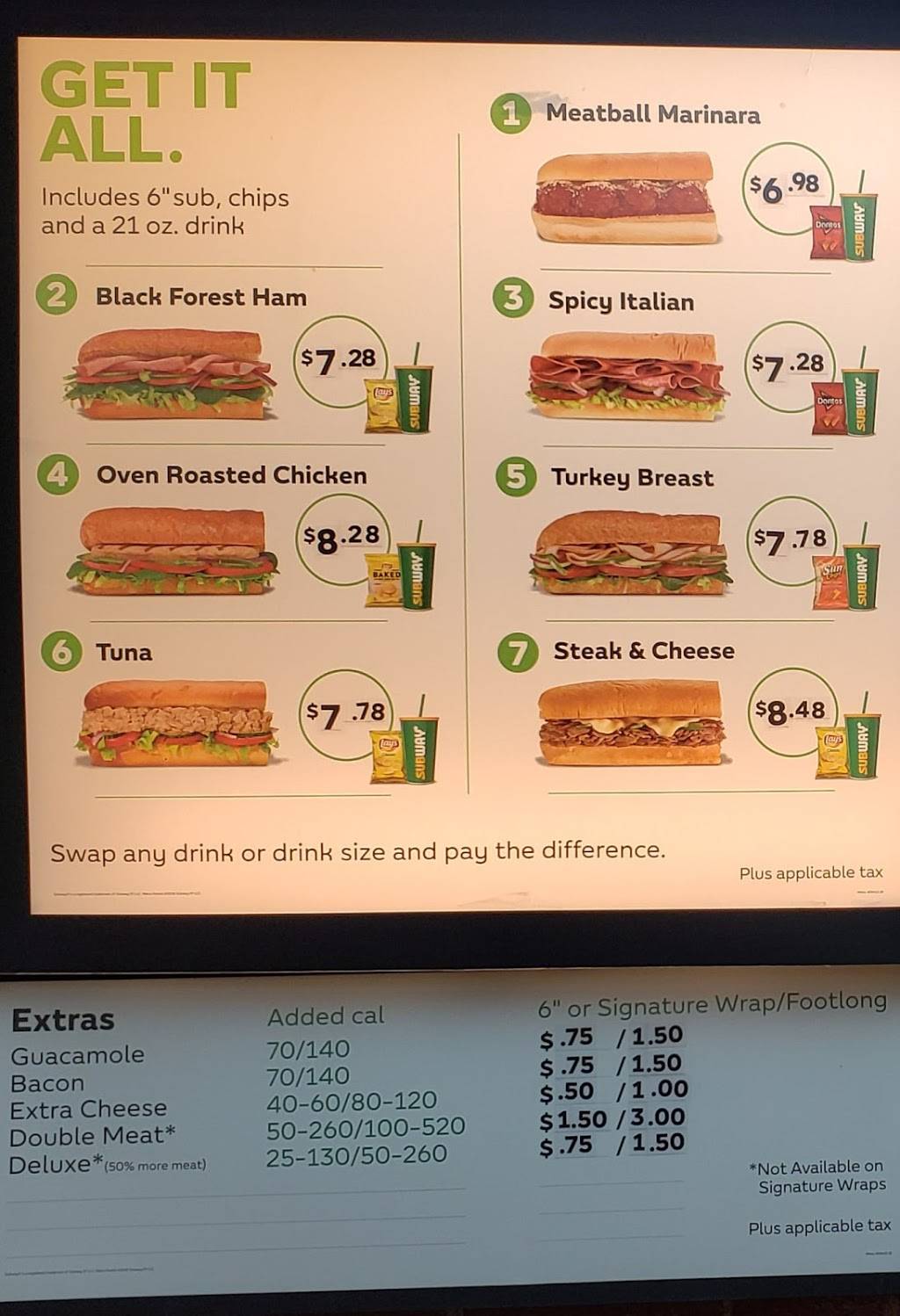 Subway | meal takeaway | 119 W Main St Suite 130, Oklahoma City, OK 73102, USA | 4052326663 OR +1 405-232-6663