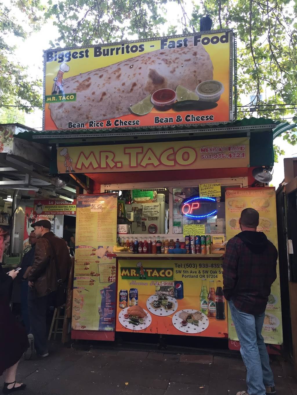 MR. Taco | restaurant | 324 SW 5th Ave, Portland, OR 97204, USA | 5033338951 OR +1 503-333-8951