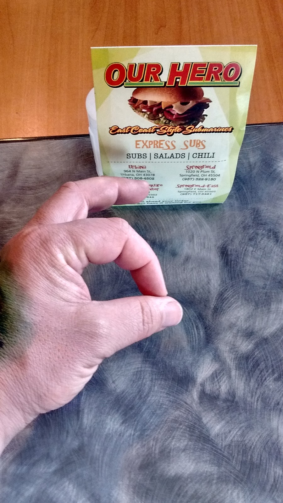 Our Hero Express Subs | restaurant | 964 N Main St, Urbana, OH 43078, USA | 9375084502 OR +1 937-508-4502