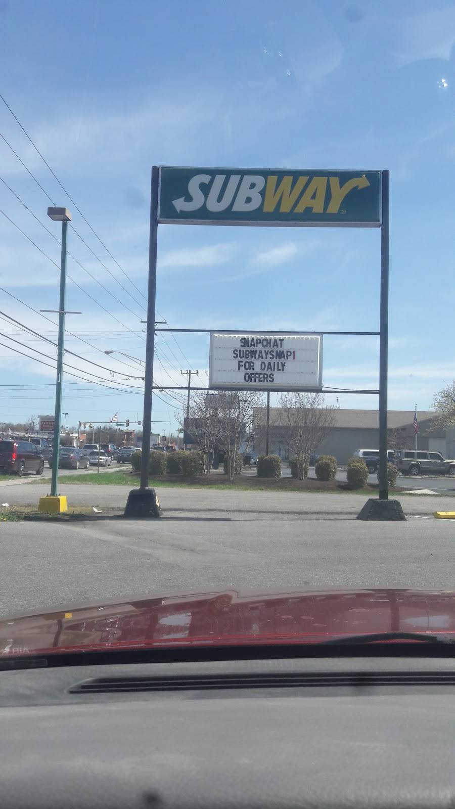 Subway | restaurant | 1502 W Main St, Salem, VA 24153, USA | 5407652971 OR +1 540-765-2971
