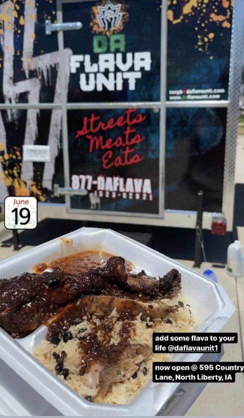 Da Flava Unit | restaurant | 595 Country Lane, Parking Lot, North Liberty, IA 52317, USA | 8773235282 OR +1 877-323-5282