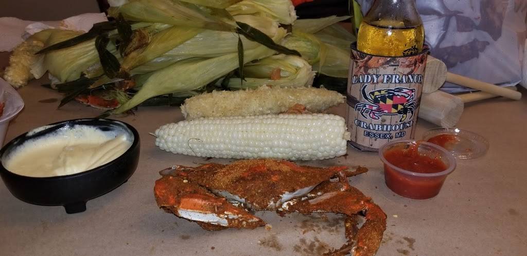 Lady Frances Crabhouse | restaurant | 3927, 202 Back River Neck Rd, Essex, MD 21221, USA | 4106826100 OR +1 410-682-6100