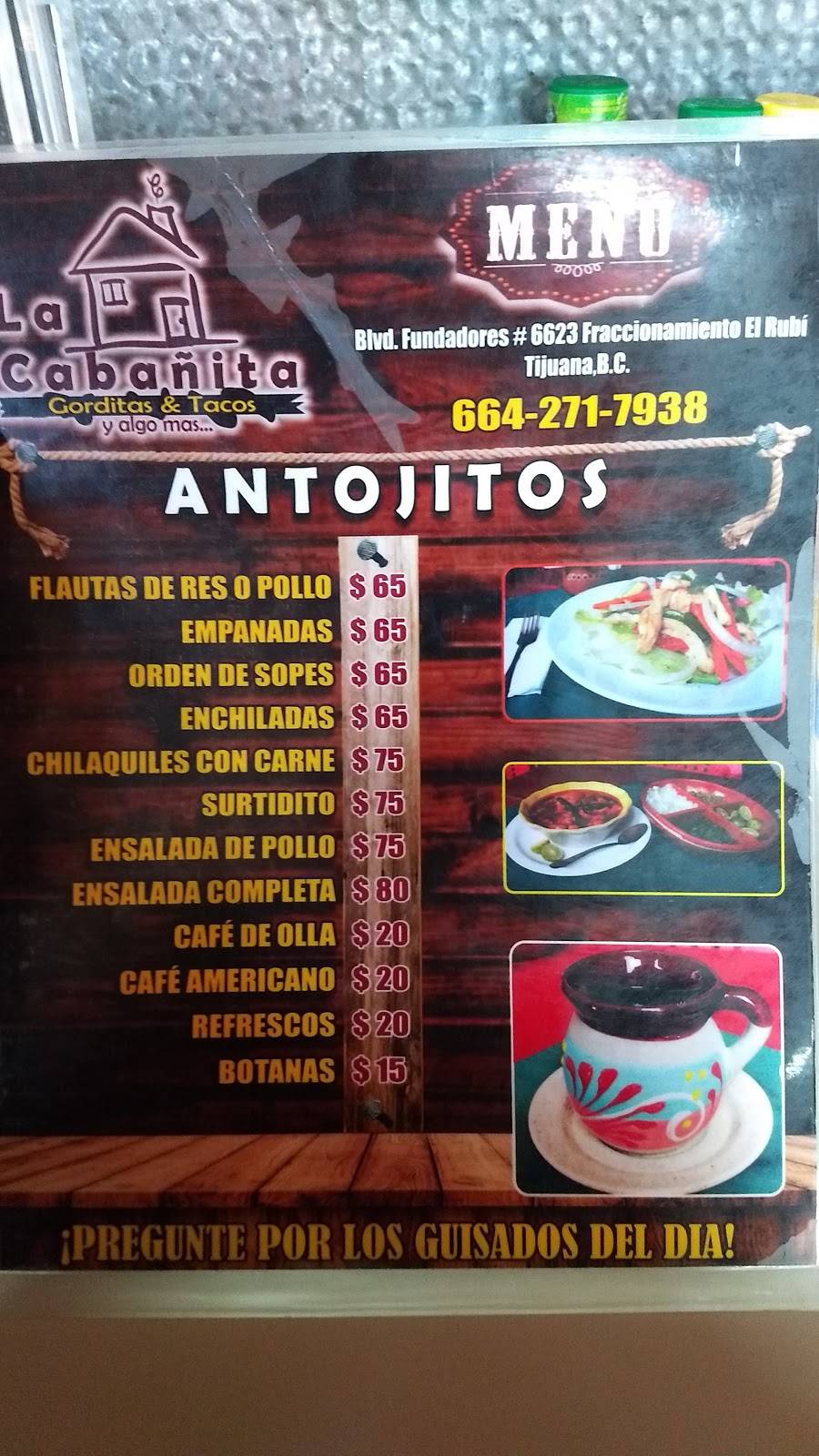 La Cabañita | restaurant | Blvd. Fundadores 6623, El Rubi, 22626 Tijuana, B.C., Mexico | 016642717938 OR +52 664 271 7938