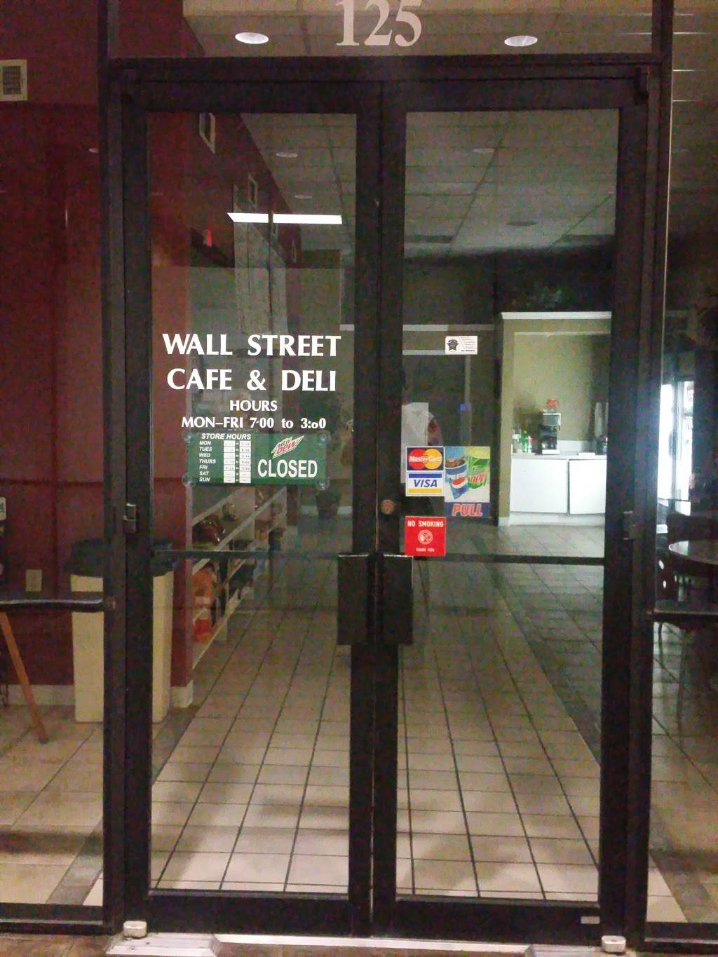 Wall Street Cafe & Deli | restaurant | 100 S Central Expy # 125, Richardson, TX 75080, USA | 4692778991 OR +1 469-277-8991