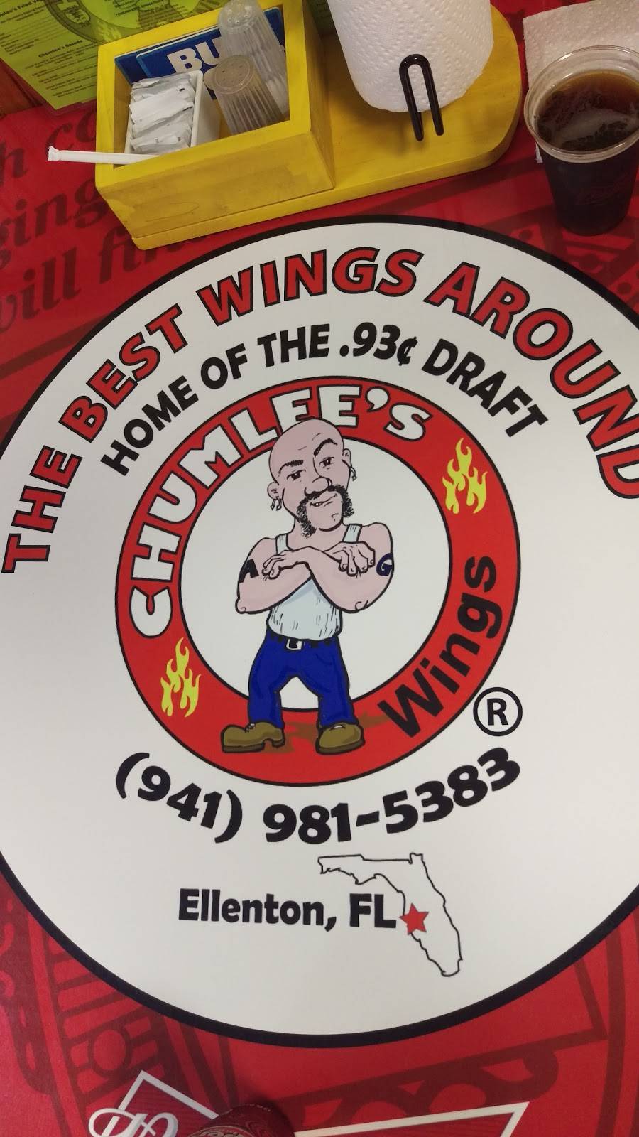 Chumlees Wings | restaurant | 3436 US-301, Ellenton, FL 34222, USA | 9419815383 OR +1 941-981-5383