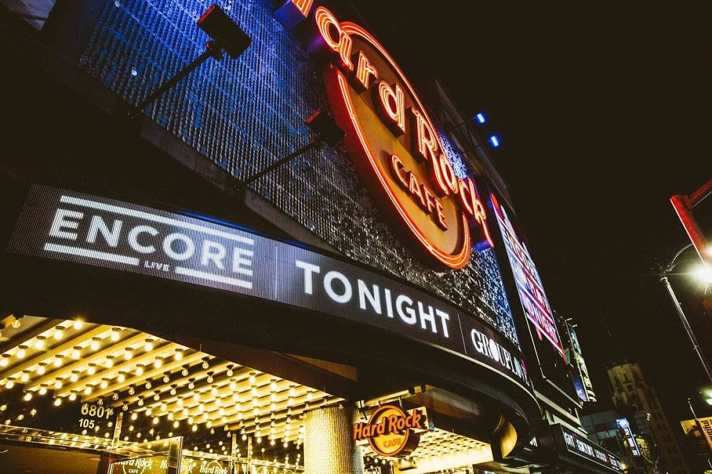 Hard Rock Cafe | restaurant | 6801 Hollywood Blvd Suite 105, Los Angeles, CA 90028, USA | 3236067131 OR +1 323-606-7131