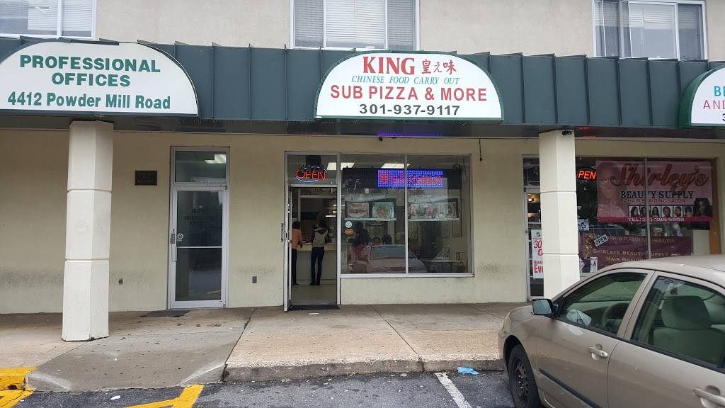King Carry Out | restaurant | 4414 Powder Mill Rd, Beltsville, MD 20705, USA | 3019379117 OR +1 301-937-9117