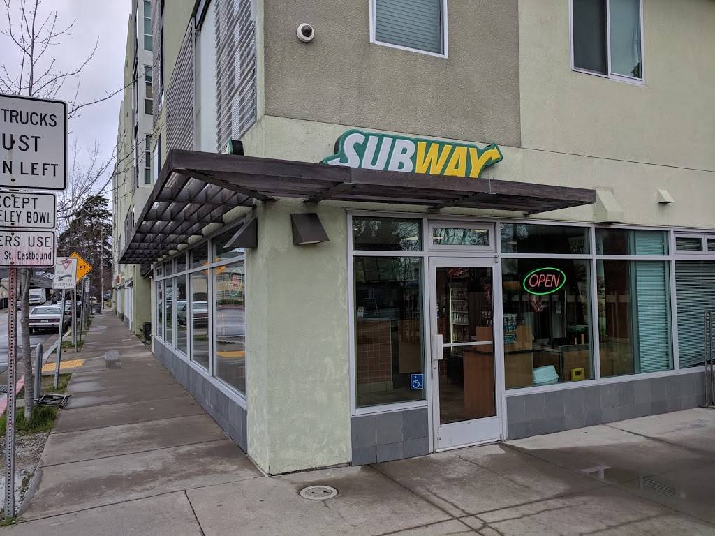 Subway Restaurants | restaurant | 2929 Ninth Street, Berkeley, CA 94710, USA | 5106016400 OR +1 510-601-6400