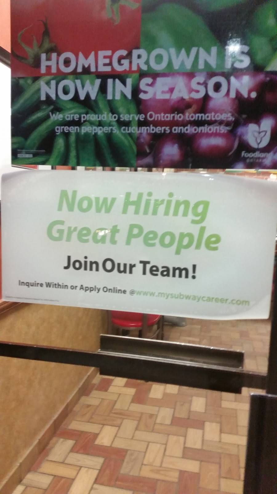 Subway | restaurant | 1100 Davis Dr, Newmarket, ON L3Y 8W8, Canada | 9058531521 OR +1 905-853-1521