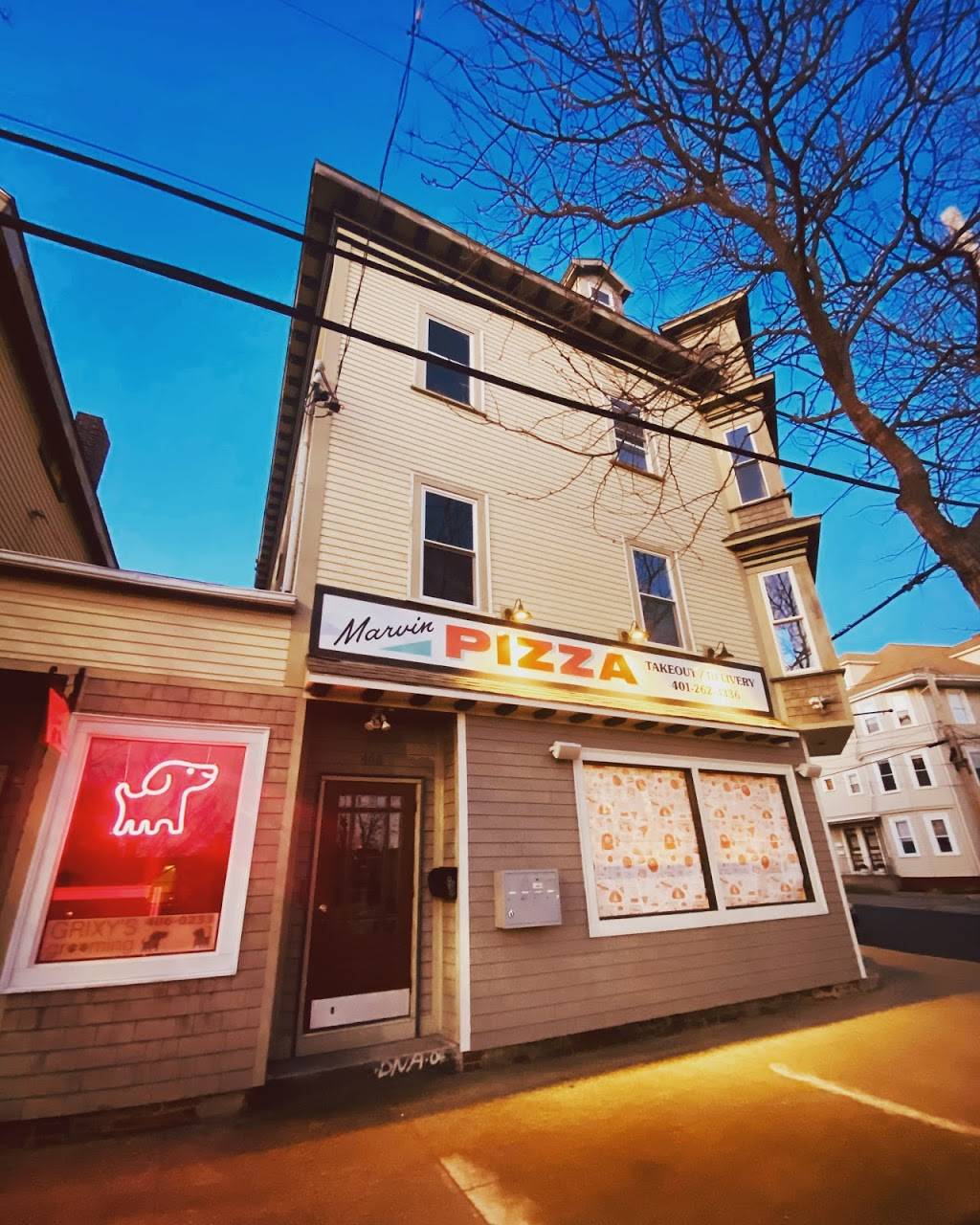 Pizza Marvin | restaurant | 468 Wickenden St, Providence, RI 02903, USA | 4012623336 OR +1 401-262-3336