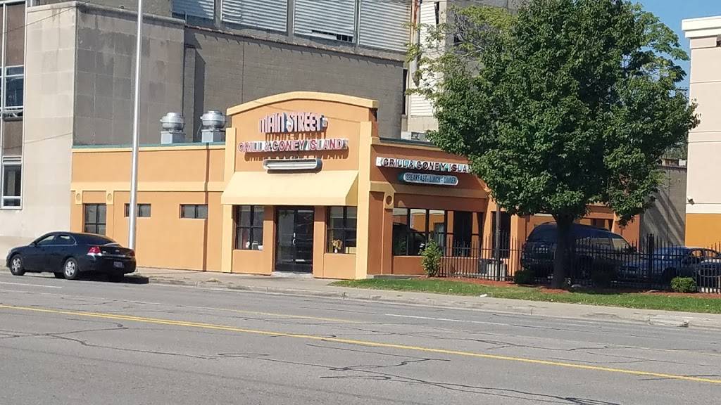 Main Street Grill & Coney Island | restaurant | 1985 E Jefferson Ave, Detroit, MI 48207, USA | 3135673633 OR +1 313-567-3633