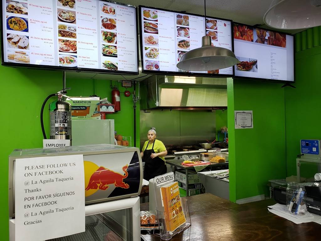 La Aguila TAQUERIA | restaurant | 1117 E McKinney St, Denton, TX 76209, USA | 9408080707 OR +1 940-808-0707